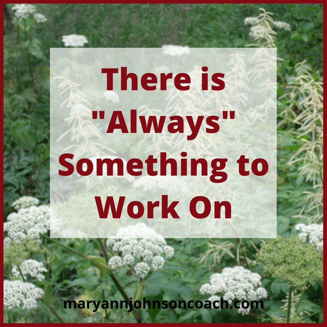 There is Always Something to Work On – Mary Ann Johnson