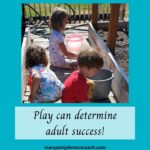 Play can determine adult success!